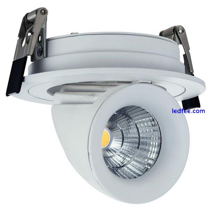 LED Ceiling Lights 10W Downlight Swivel Scoop Tilt Retail Dimmable Spotlight 0 