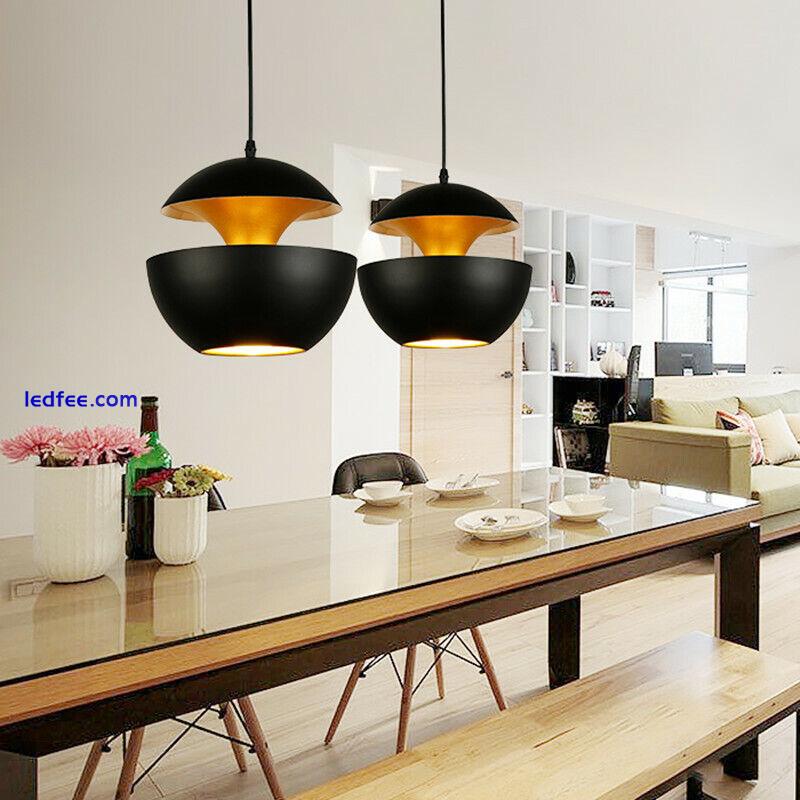 Black Pendant Lighting Kitchen Pendant Light Bar Lamp Bedroom LED Ceiling Lights 5 