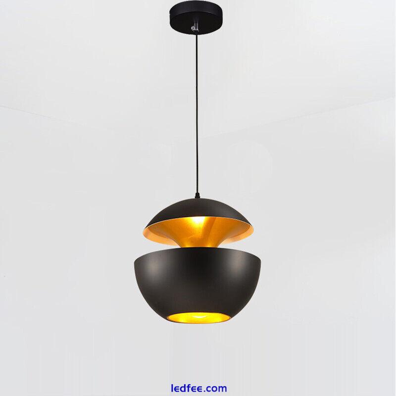 Black Pendant Lighting Kitchen Pendant Light Bar Lamp Bedroom LED Ceiling Lights 2 