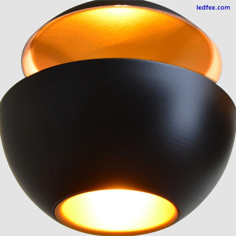 Black Pendant Lighting Kitchen Pendant Light Bar Lamp Bedroom LED Ceiling Lights 3 