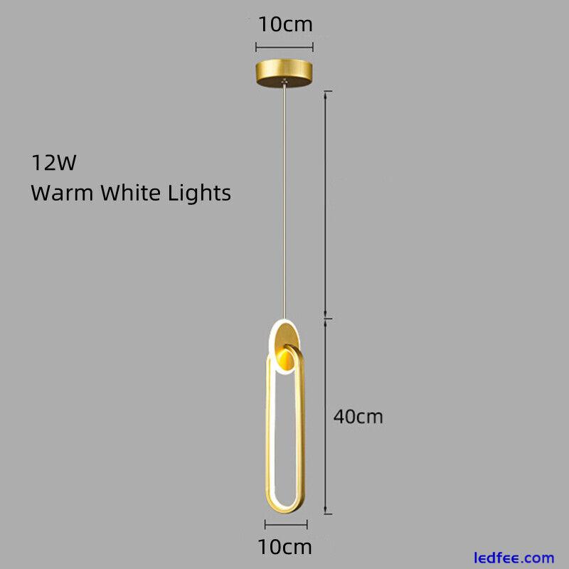 LED Pendant Light Bedroom Lamp Home Gold Chandelier Lighting Shop Ceiling Lights 0 