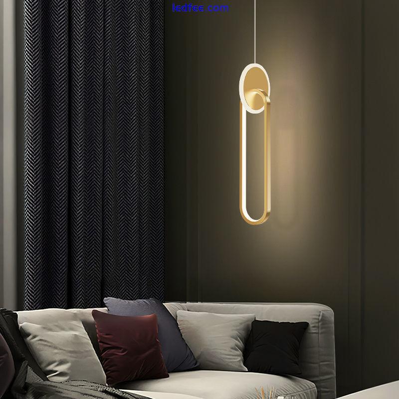 LED Pendant Light Bedroom Lamp Home Gold Chandelier Lighting Shop Ceiling Lights 5 