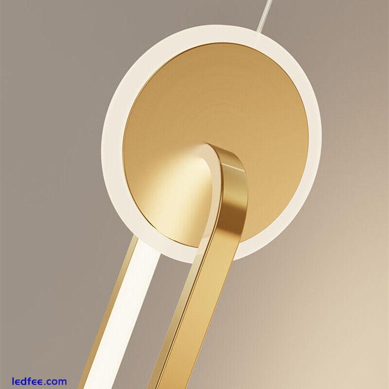 LED Pendant Light Bedroom Lamp Home Gold Chandelier Lighting Shop Ceiling Lights 4 