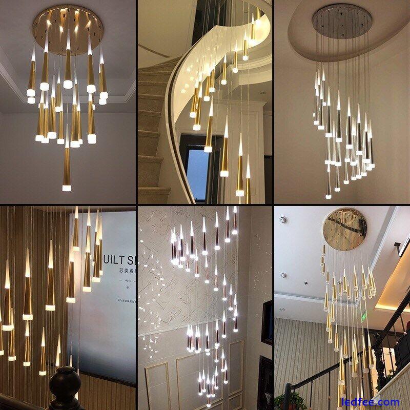 Hotel Pendant Light Living Room Ceiling Light Stair Home Chandelier Lighting 0 