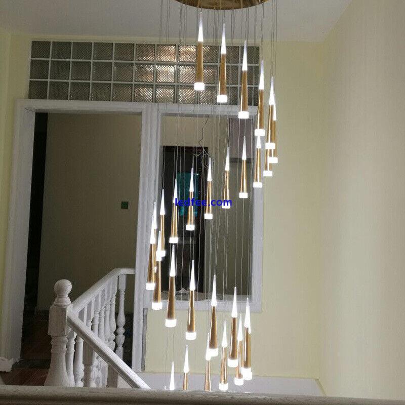 Hotel Pendant Light Living Room Ceiling Light Stair Home Chandelier Lighting 3 