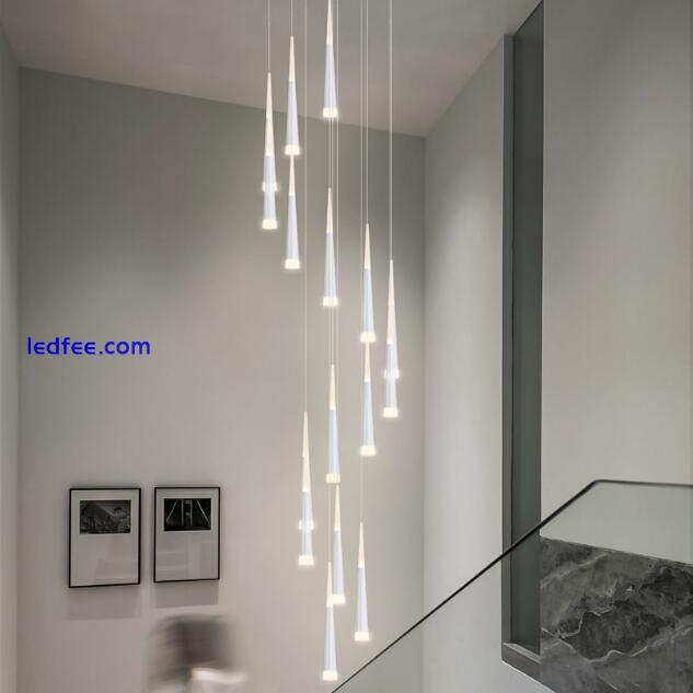 Hotel Pendant Light Living Room Ceiling Light Stair Home Chandelier Lighting 5 