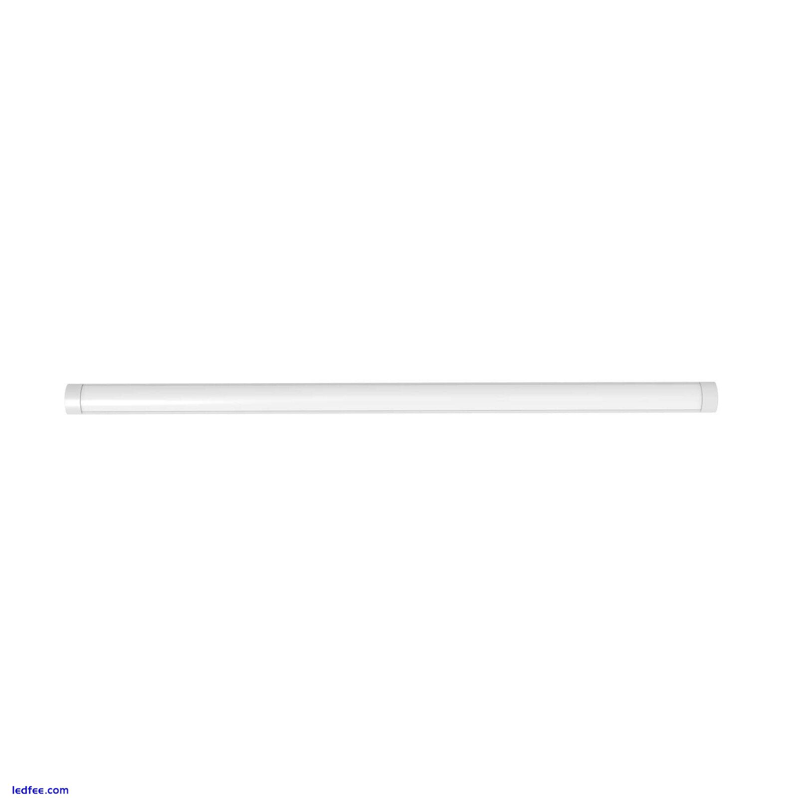 LED Slimline Batten Light Office Garage Ceiling Lamp 4FT 5FT 4CCT 3000K-6500K 1 