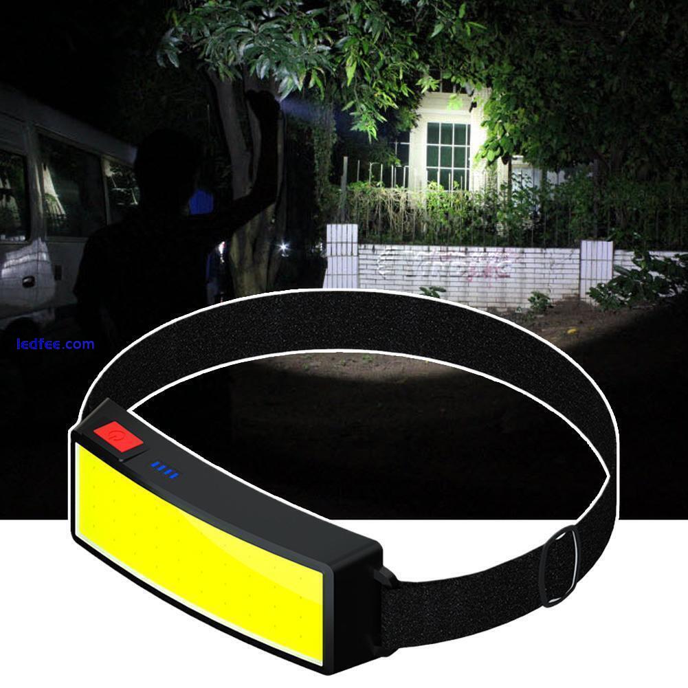 USB Charging Waterproof LED Headlamp Source Running Light✨k Head-Mounted U1F2 0 