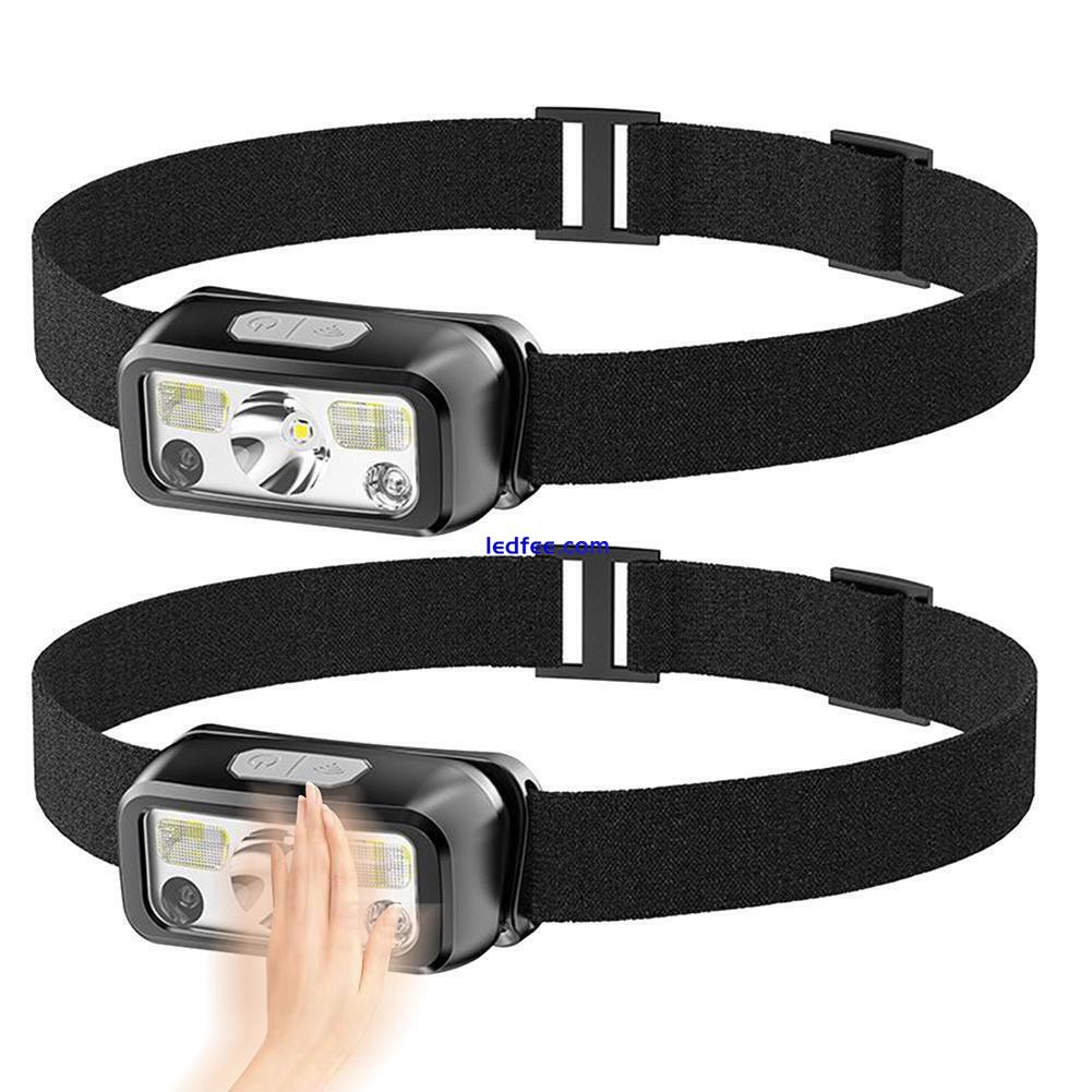 Super Bright LED Headlamp USB-Rechargeable Headlight Zoom Torch- Head P9I6 0 