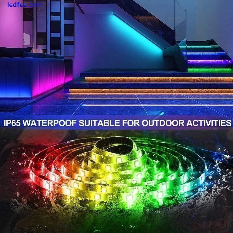 10m Smart LED Light Strips, App & Remote Control, IP65 Waterproof, Music Sync 0 