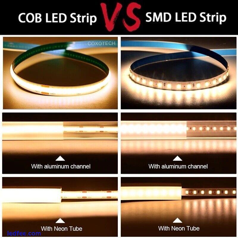 12 Volts LED Strip Lights - White - 480 Led/m - CE Marked - 6500K - 5M 4 