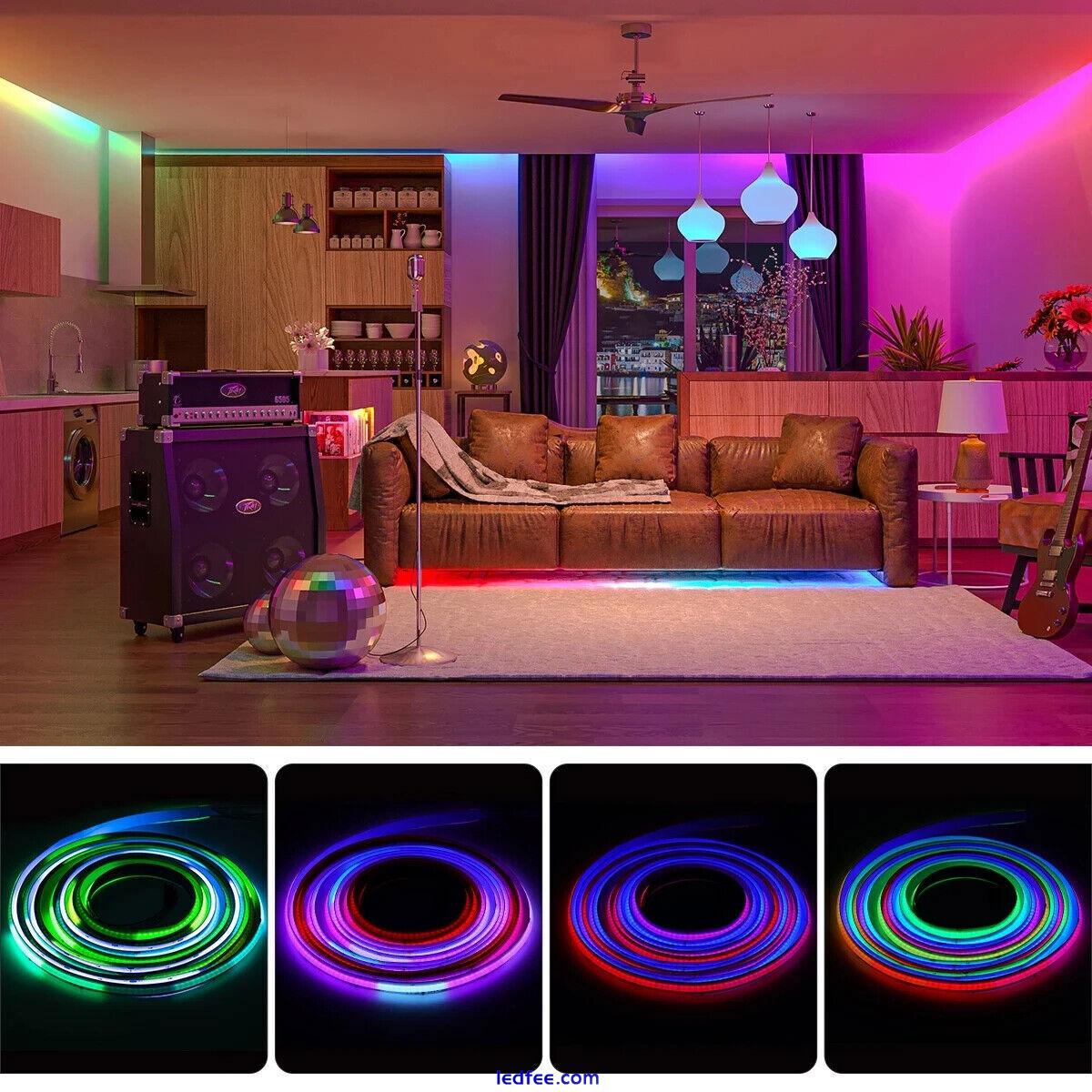 LED Strip Light Pixel Addressable RGB IC Full Color 24V WS2812B WS2811 Flexible 4 