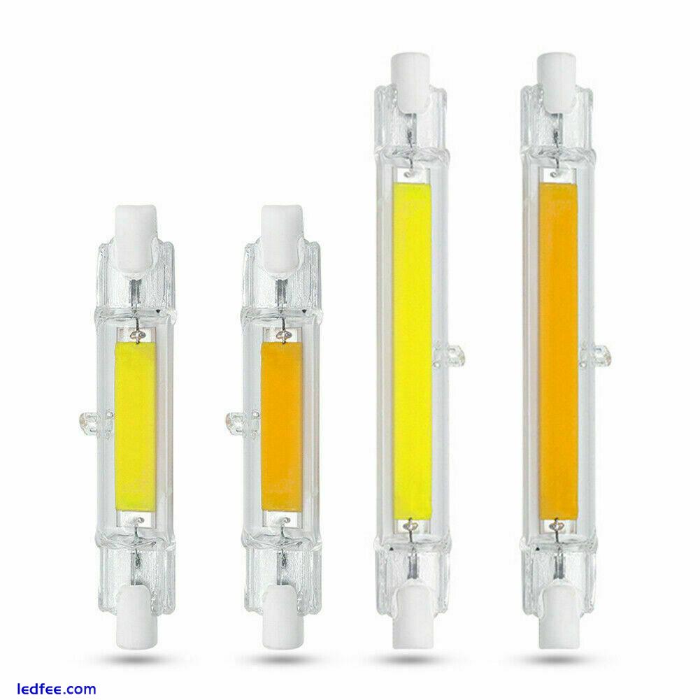 R7S LED Lamp COB 118mm 78mm 15/30W Dimmable Glass Replace Incandescent 110V/220V 3 