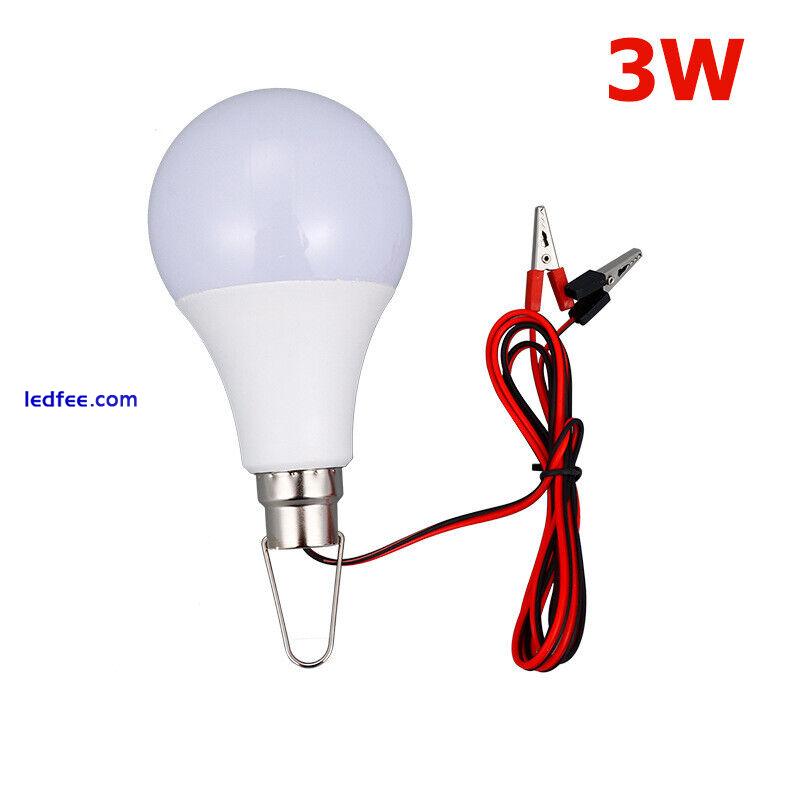 3W 6W 9W12W 15W 18W LED Light Bulb With Clip DC 12V/24V for Outdoor Camping 4 