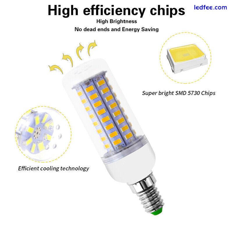 E14 E27 B22 G9 LED Corn Light Bulb Screw Base Ultra Bright White Lamp 6W 12W 15W 5 