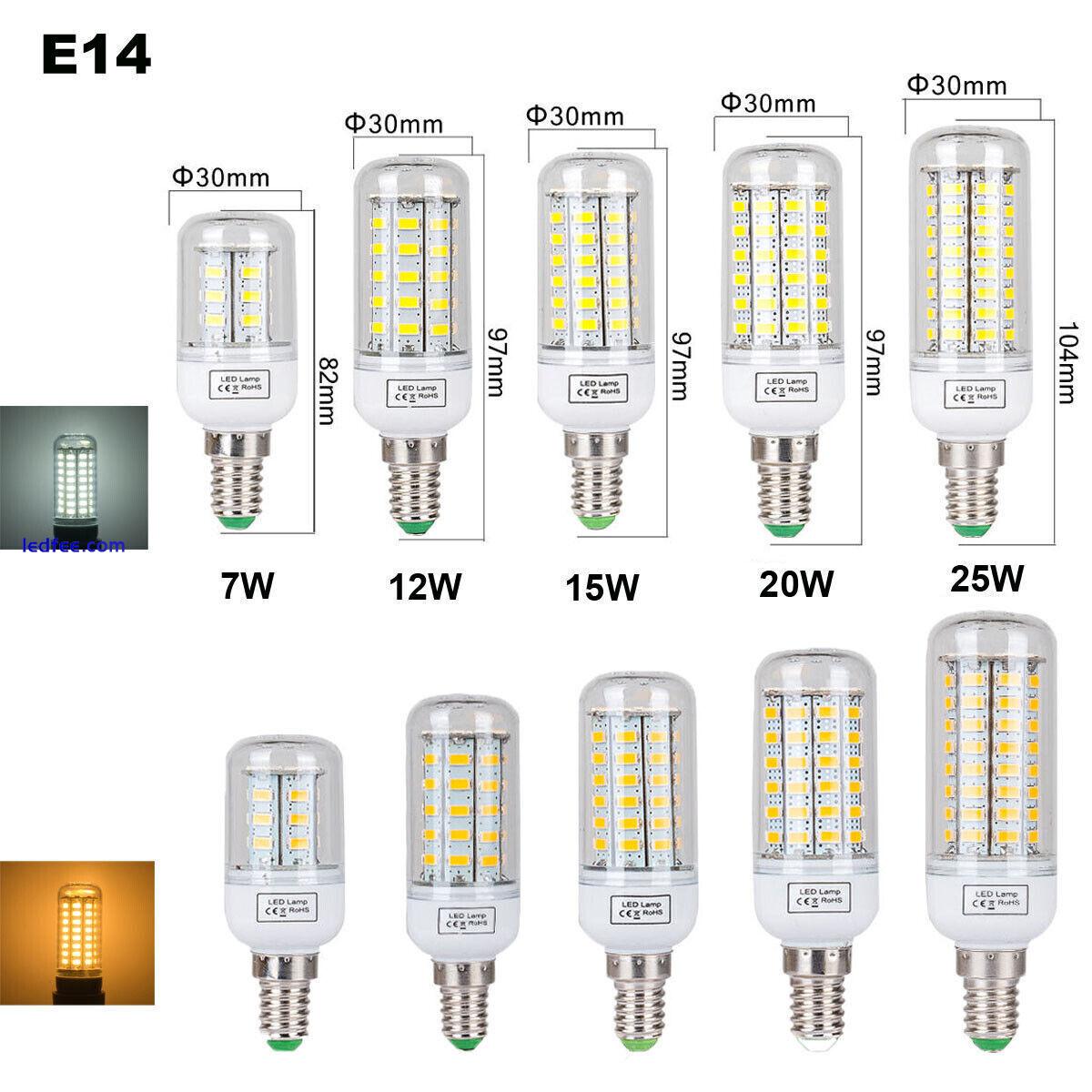 E14 E27 G9 B22 LED Bulb 3W 5W 7W 12W 15W Corn light bulbs Replace Halogen lamp 2 