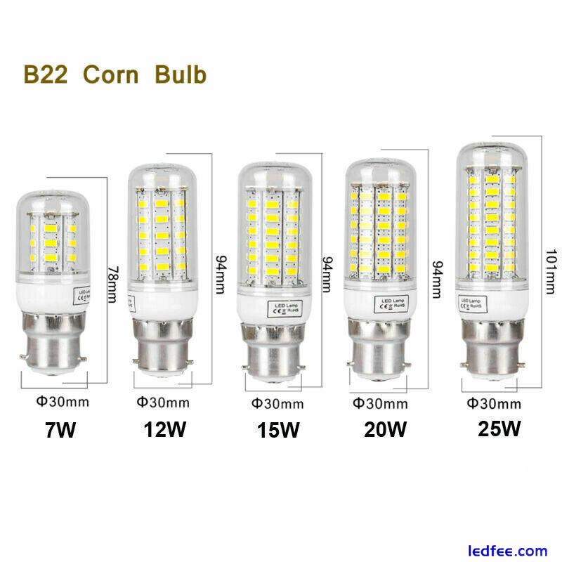 E14 E27 G9 B22 LED Bulb 3W 5W 7W 12W 15W Corn light bulbs Replace Halogen lamp 5 