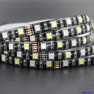 12V 5050 SMD LED Strip lights black PCB Home Flexible Neon Ribbon RGB RGBW RGBWW