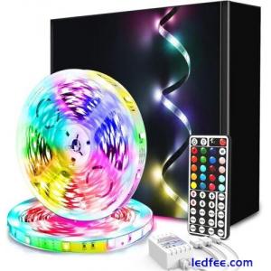 Phopollo Led Strip Light, 30m Led Lights with 44 Keys Remote, Flexible RGB