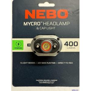 NEW MYCRO NEBO Headlamp & Cap ...