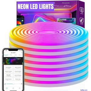 RGB NEON LED Strip WIFI App Co...