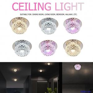 Crystal LED 5W Ceiling Light Fixture Pendant Lamp Lighting Chandelier Light