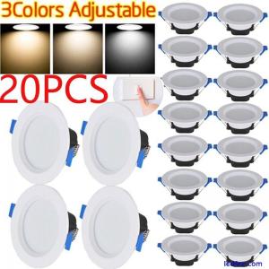 6/10/20Pcs Dimmable LED Downli...