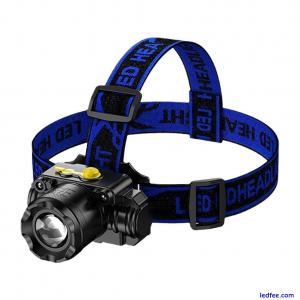 USB Rechargeable Headlamp Flashlight Waterproof LED Head Torch Headlight Band.