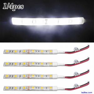 5050 LED Strip Light 12V Car Caravan Motorbike Cool White 6000K 10 cm Bright