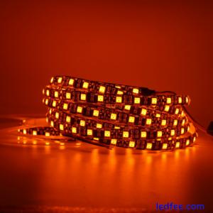 600nm True Orange LED Strip Light Flexible Warning Modified Turn Signal lamp 12V