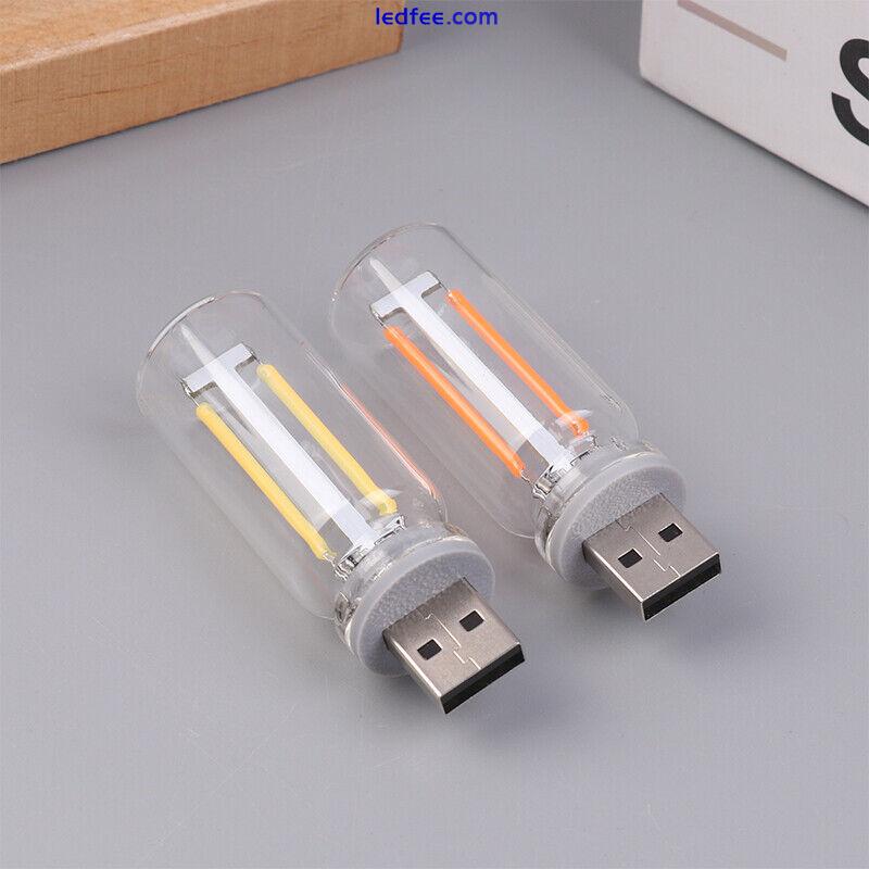 Retro USB LED Filament Touch Dimming Bulb 5V Retro LED Edison Bulb Night Light 0 