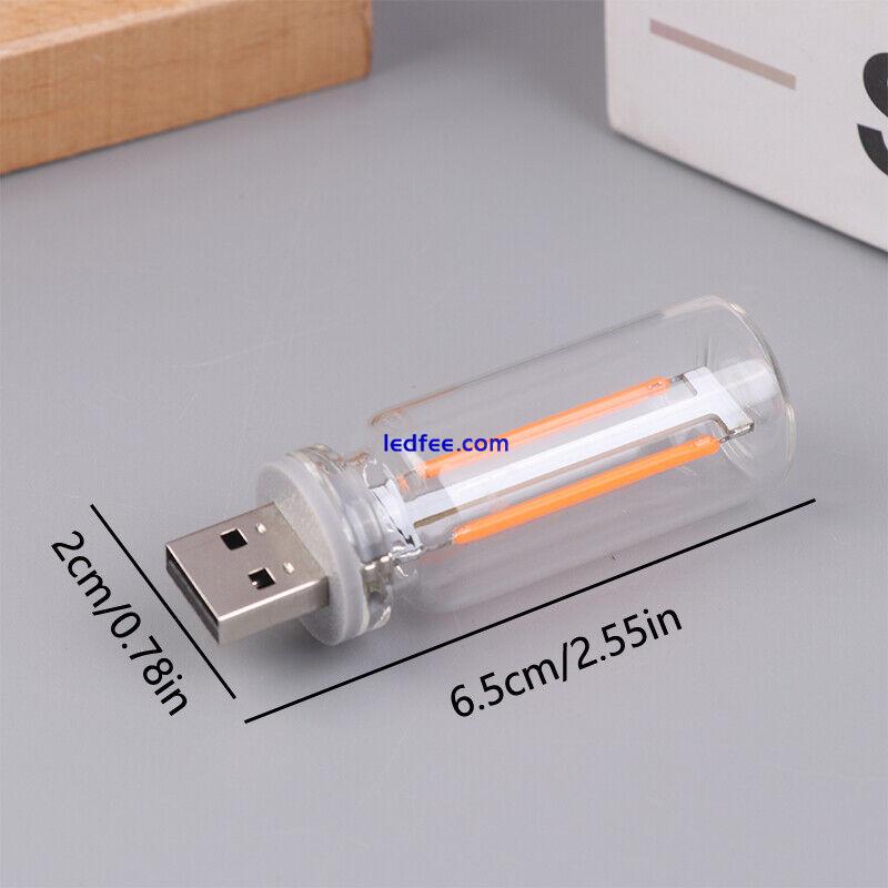 Retro USB LED Filament Touch Dimming Bulb 5V Retro LED Edison Bulb Night Light 1 