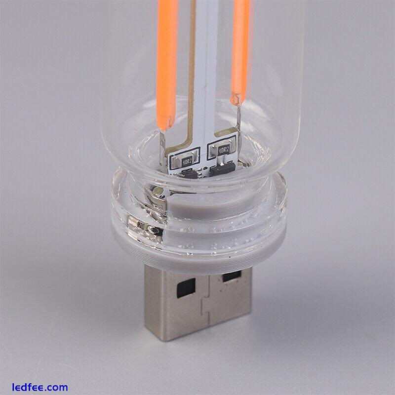 Retro USB LED Filament Touch Dimming Bulb 5V Retro LED Edison Bulb Night Light 3 