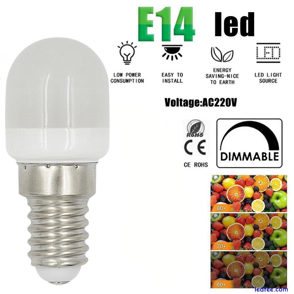 E14 Light Bulbs Mini LED Refrigerator Light Bulbs LED Screw Refrigerator X9Y2 1 