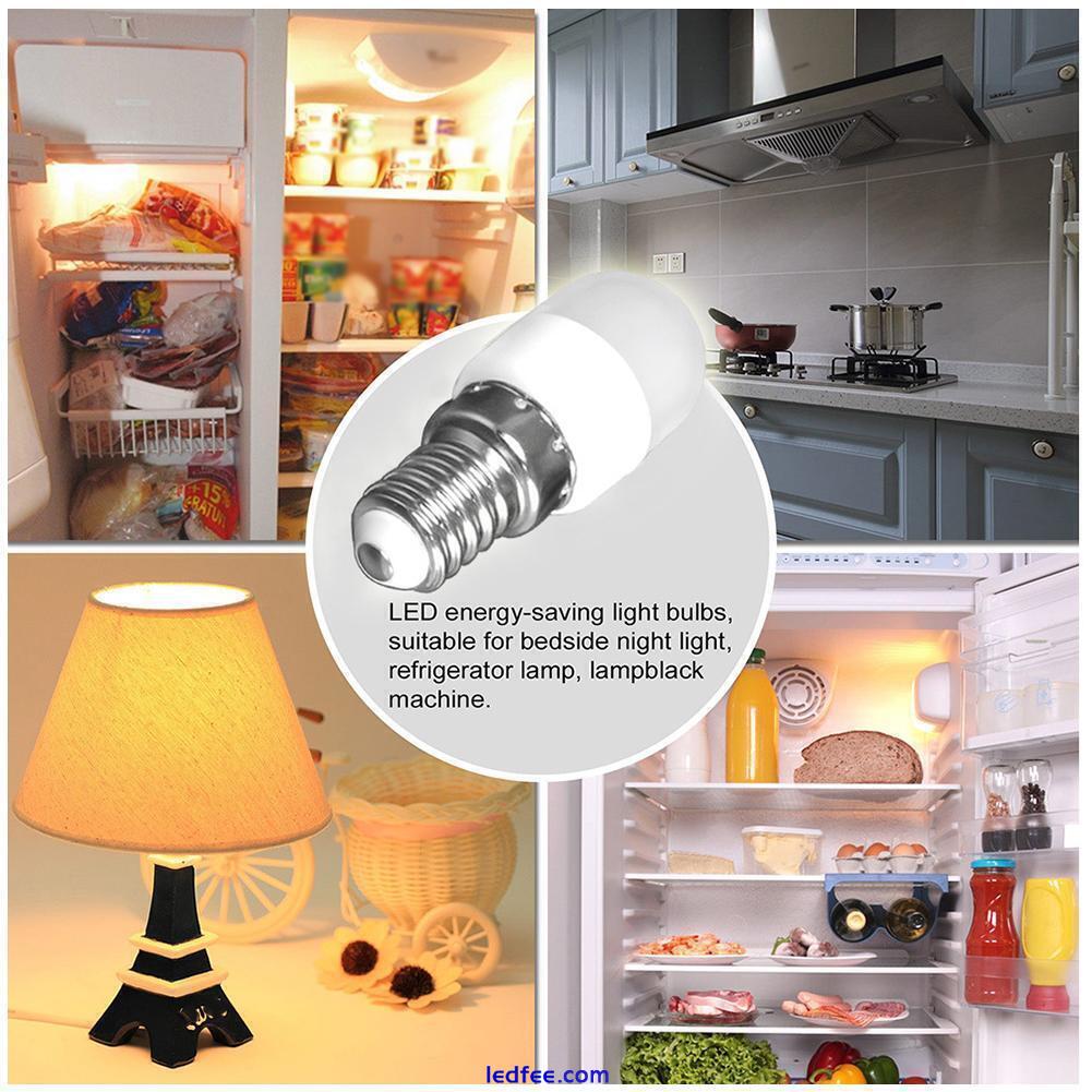 E14 Light Bulbs Mini LED Refrigerator Light Bulbs LED Screw Refrigerator X9Y2 4 