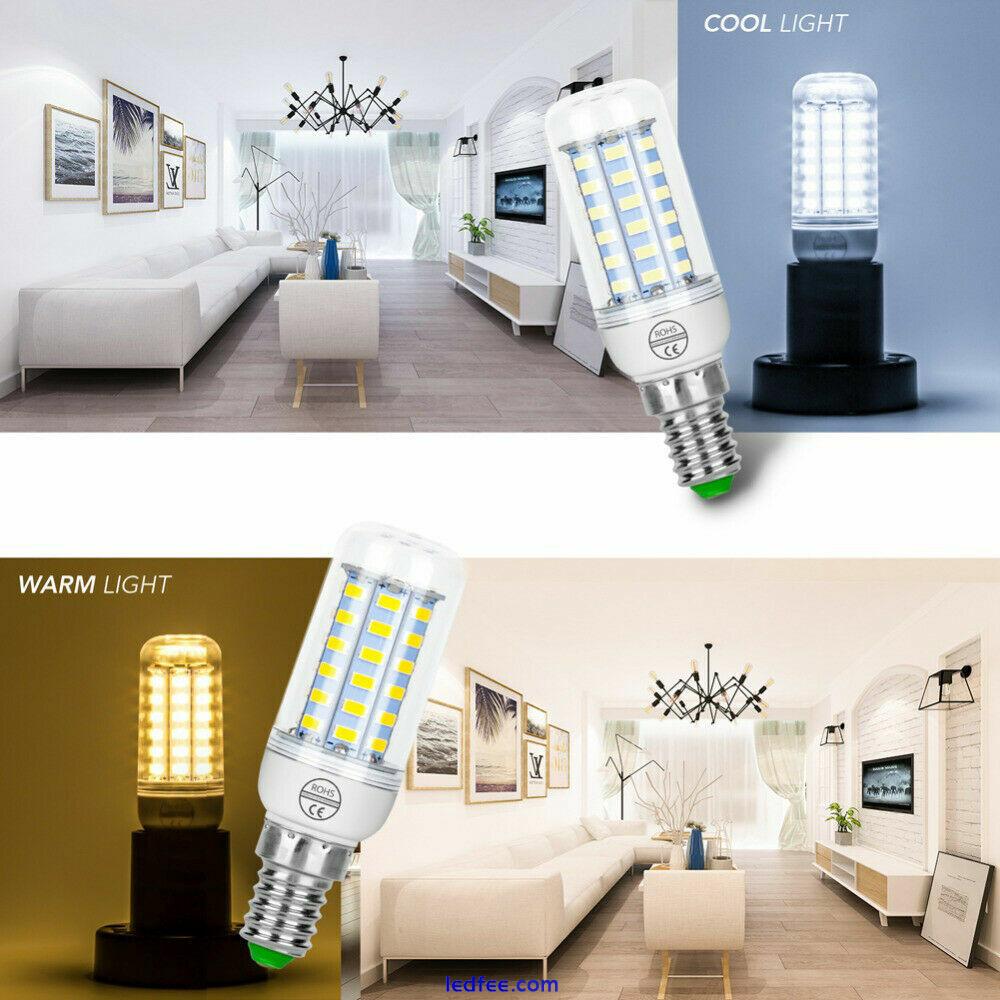 1-10X E14 E27 B22 G9 GU10 LED Corn Light Bulb ES BC 5730 SMD 7W - 25W White Lamp 5 