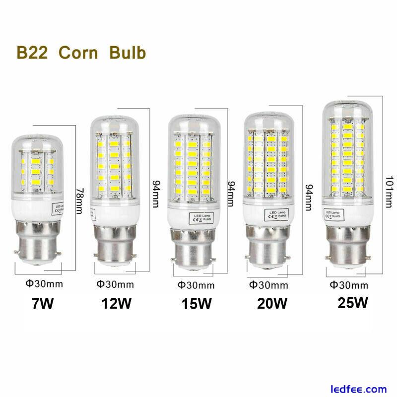 Corn Light G9 E27 E14 B22 LED Bulb 7W 8W 15W 20W 25W Bulb Replace Halogen Lamp 5 