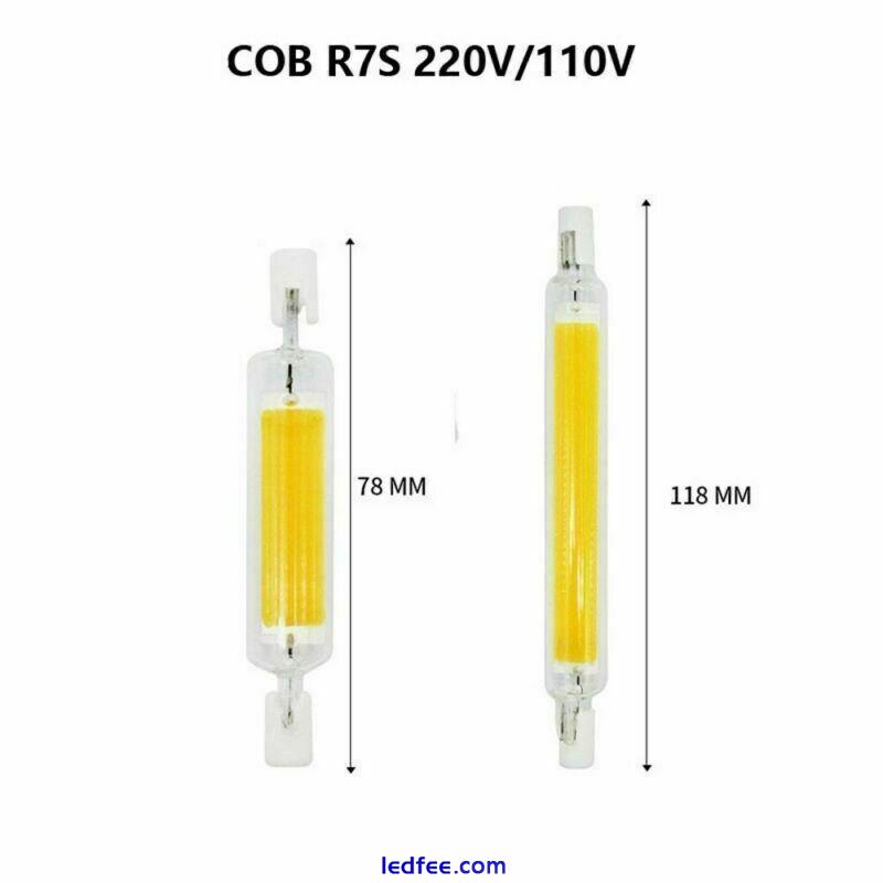 R7S LED 78/118mm LED Flood Light Replace For Halogen Lamp Corn cold white Bulb 0 