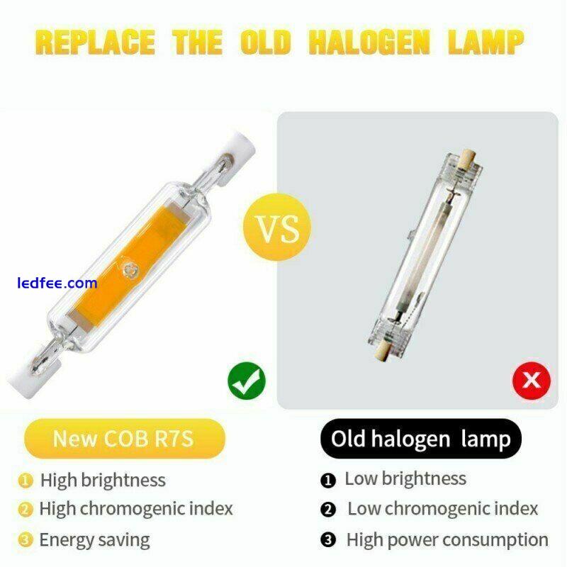 R7S LED 78/118mm LED Flood Light Replace For Halogen Lamp Corn cold white Bulb 4 