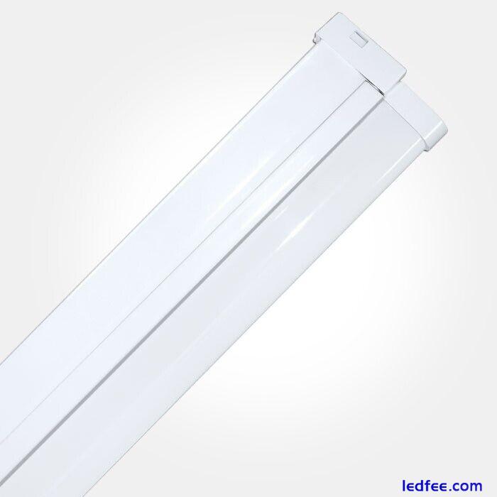 LED Batten Light Ceiling Light 6FT Fitting 65W 8125Lm Garages, Offices LEDBRITE 1 