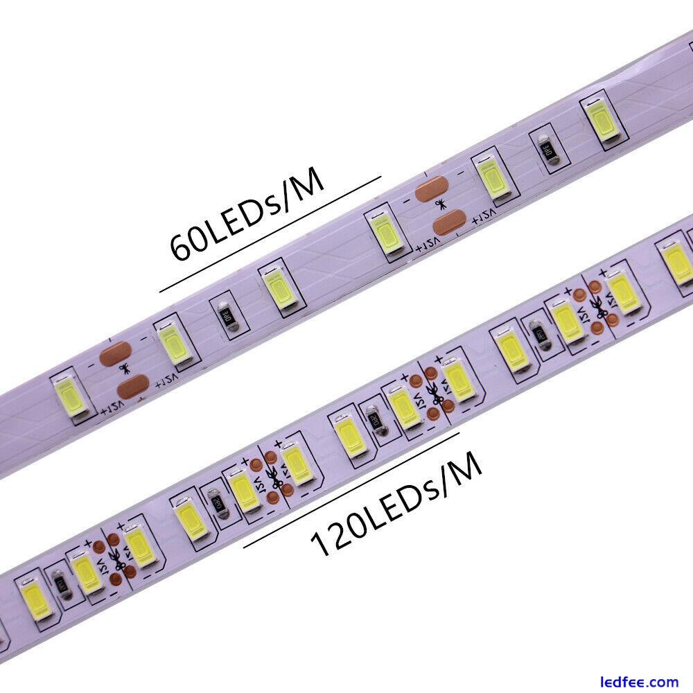 SMD 2835 5630 5050 60/120/240/480LEDs/m RGB LED Strip 5M 300/600/1200/2400LEDs/m 3 