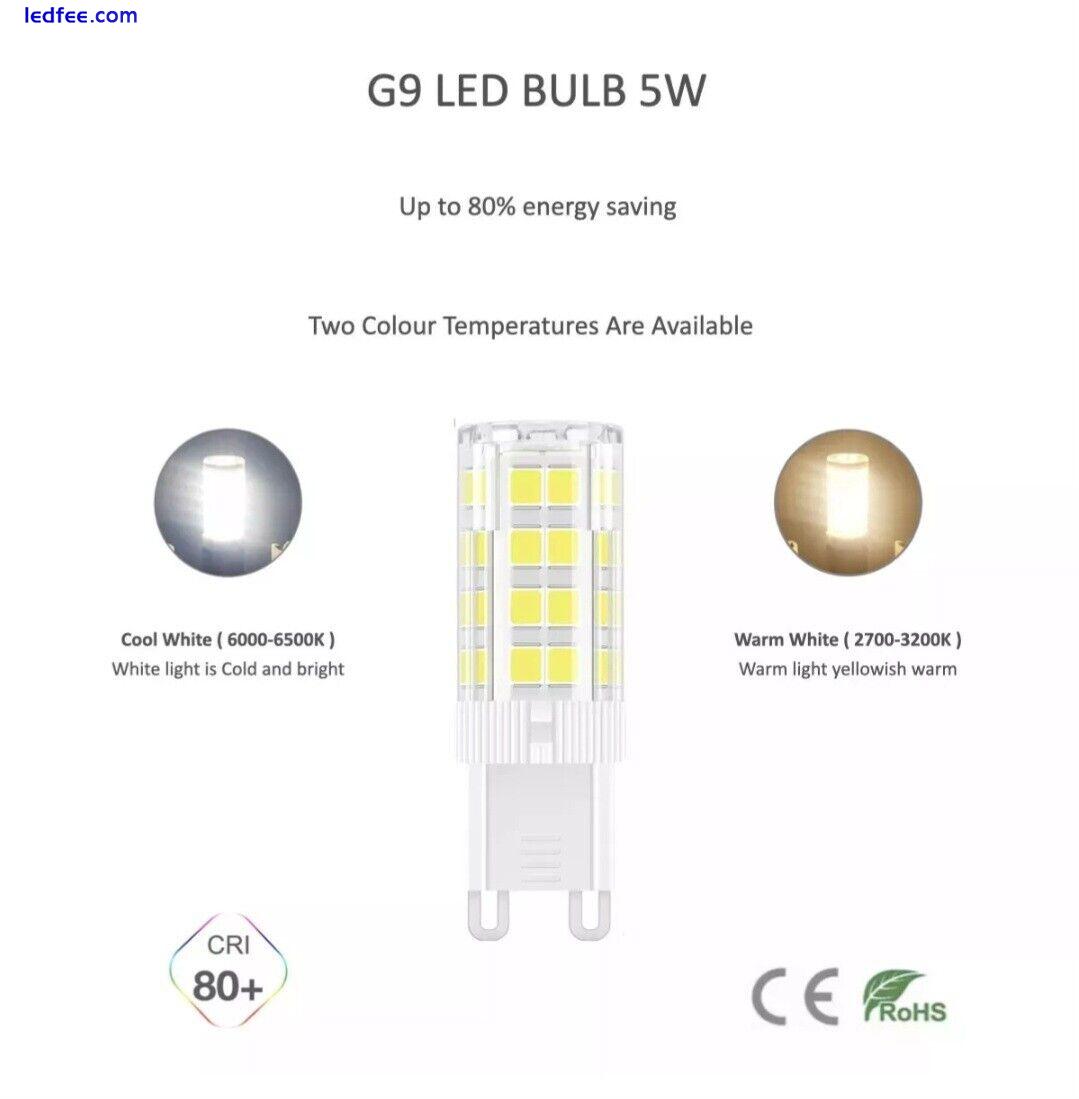 G9 LED Light Bulb 3W-7W Energy Saving Warm White Cool White 5 