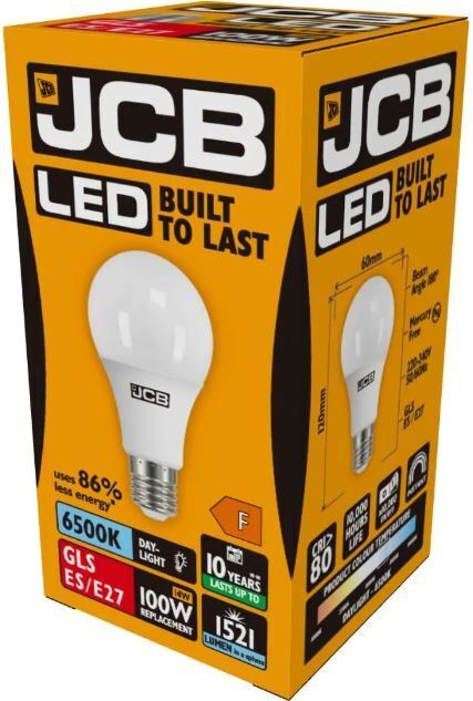 100W LED Light Bulbs GLS Bayonet BC Edison Screw ES Warm Cool Daylight White JCB 4 