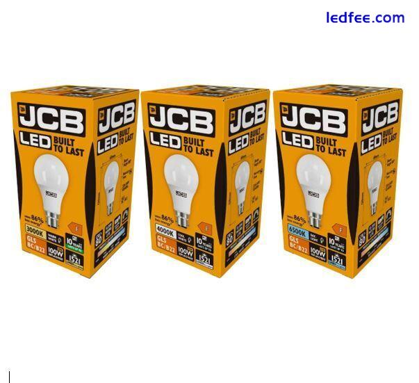 100W LED Light Bulbs GLS Bayonet BC Edison Screw ES Warm Cool Daylight White JCB 5 