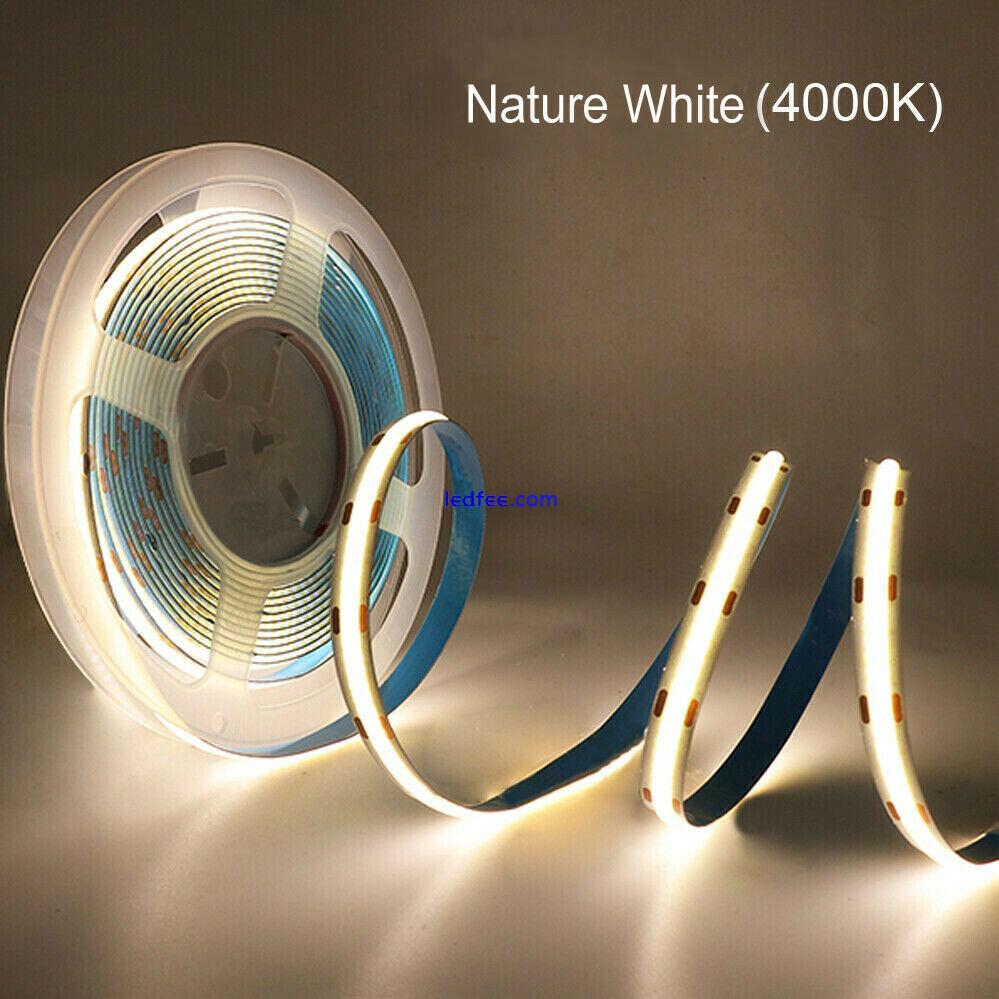 1m~10m COB Led Strip Lights Flexible Tape Light Bar Room Home Indoor Decoration 2 