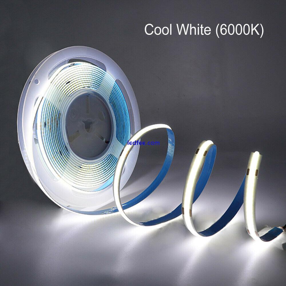 1m~10m COB Led Strip Lights Flexible Tape Light Bar Room Home Indoor Decoration 0 