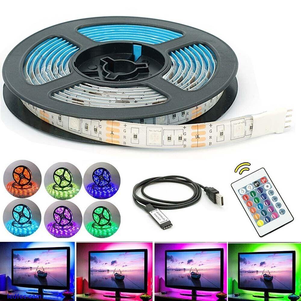 LED Strip Light RGB 1-20m 5050 Colour Changing Tape Cabinet Kitchen TV Lighting 0 