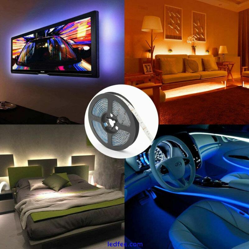 LED Strip Light RGB 1-20m 5050 Colour Changing Tape Cabinet Kitchen TV Lighting 2 