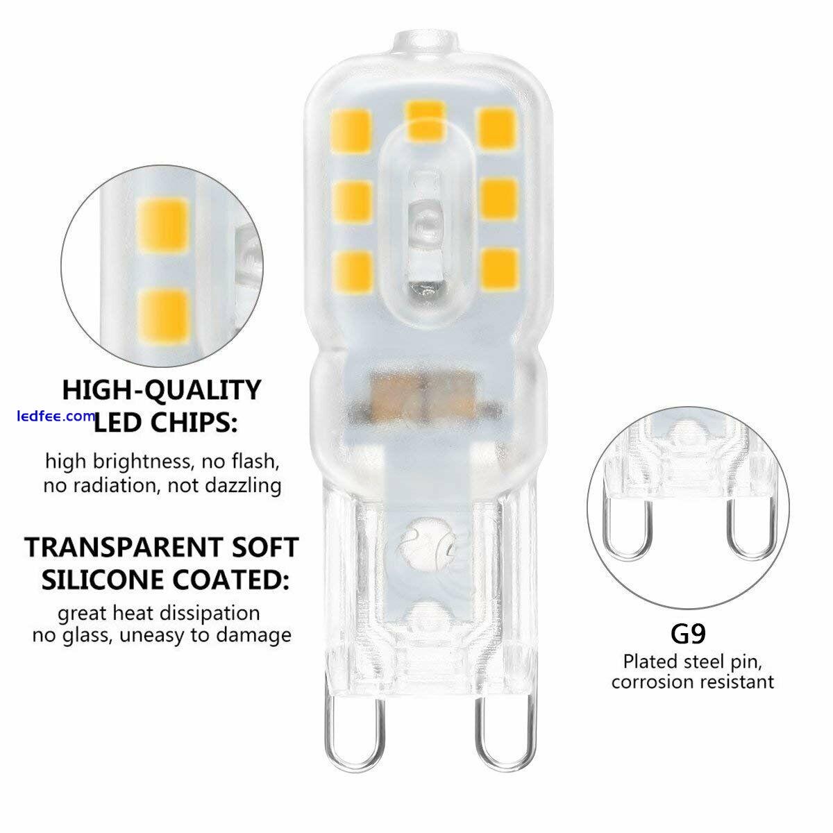 G9 LED Bulb Capsule lights Lamp 3W Replace Halogen bulb 220V Corn bulb Dimmable 2 