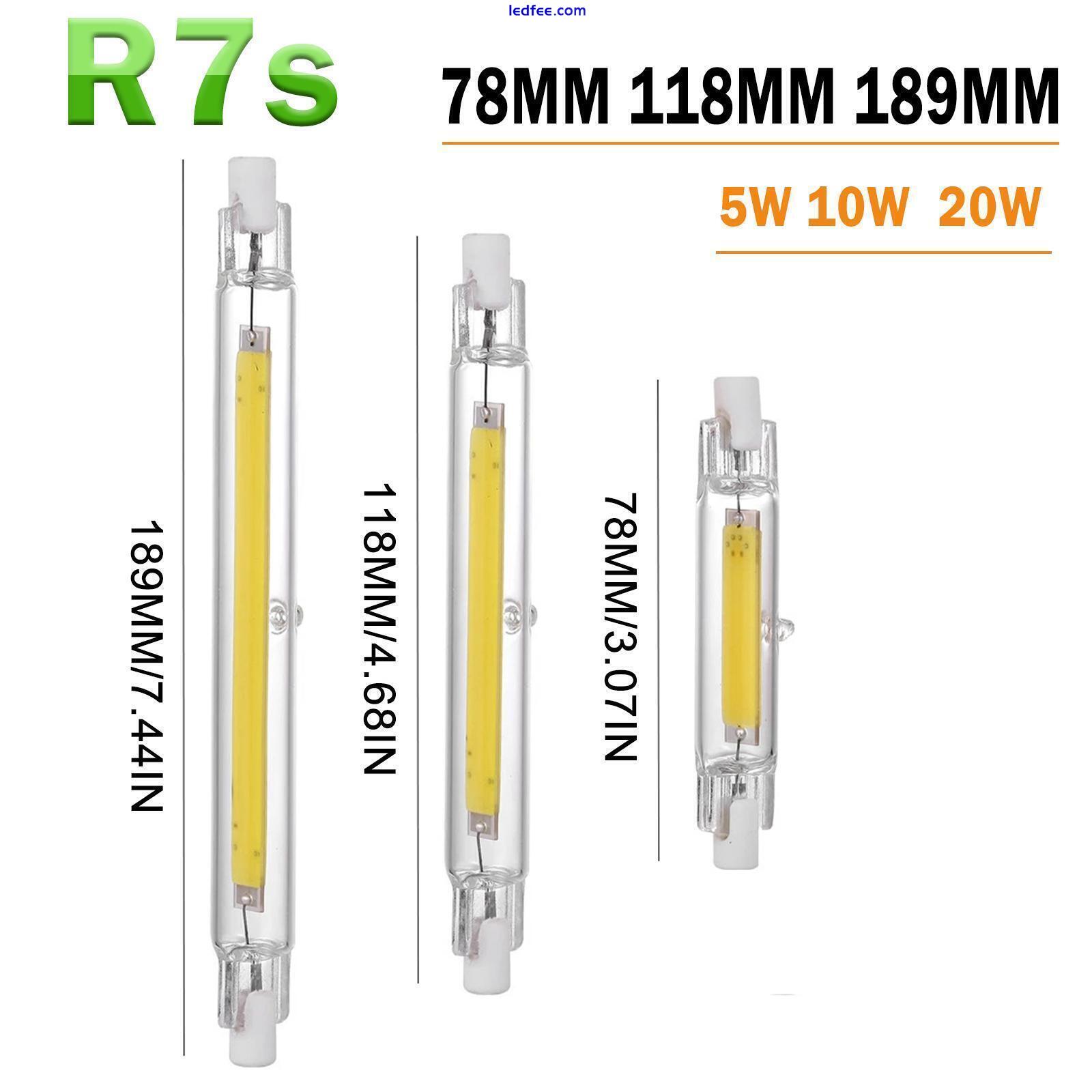 78mm 118mm Dimmable R7s COB LED Bulbs Security Flood Halogen Replaces Bulb A9✨a 4 